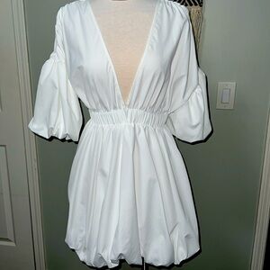 White Engagement Dress